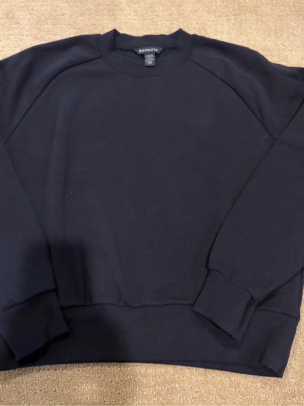 Athleta Navy Crewneck Sweatshirt